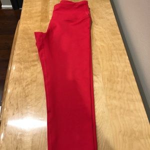 90 Degree yoga pants dark pink size small